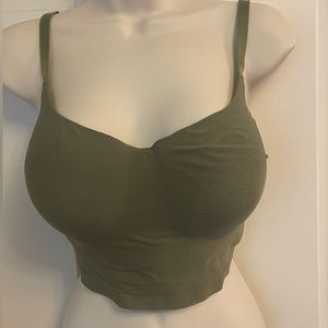 Army green bralette (size XXL)